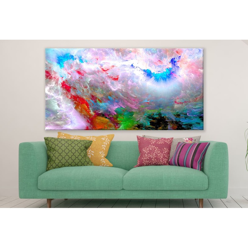 Abstract Colourful Painting Print 100% Australian Made