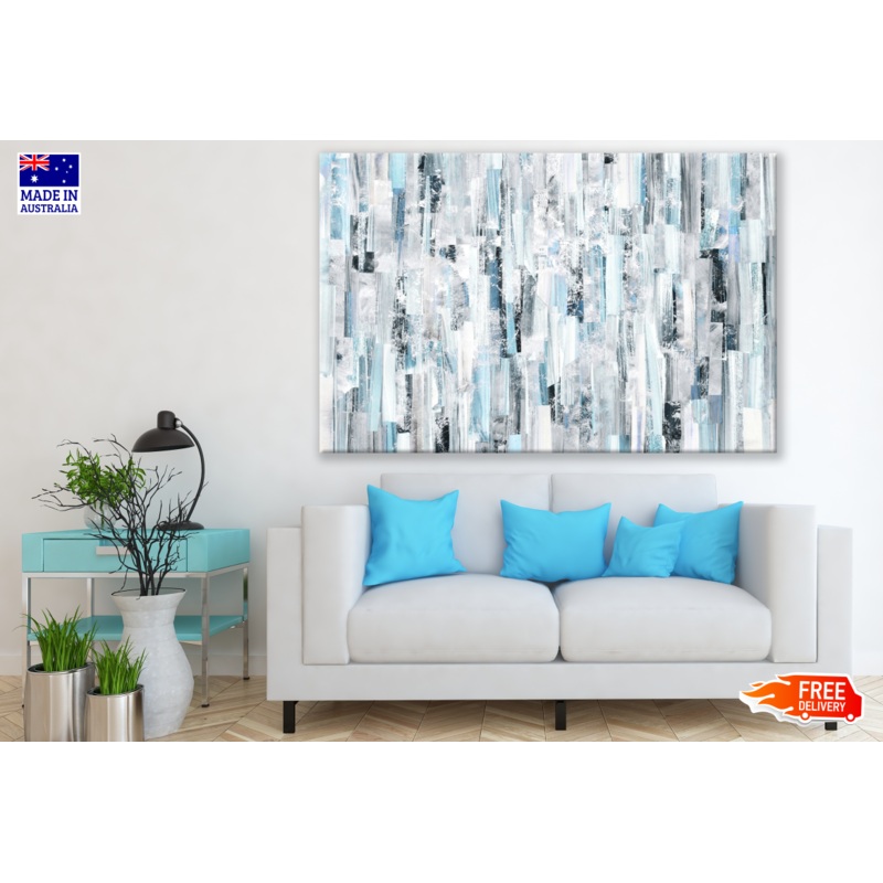 Abstract Stroke Brush Painting Print 100% Australian Made