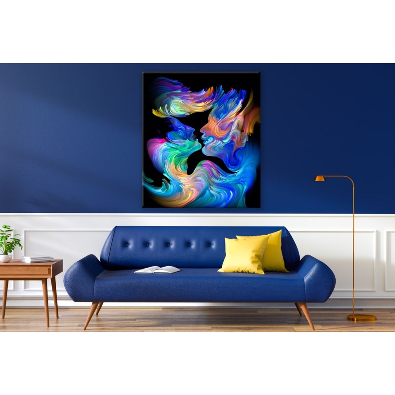 Stunning Abstract Couple Painting Print 100% Australian Made