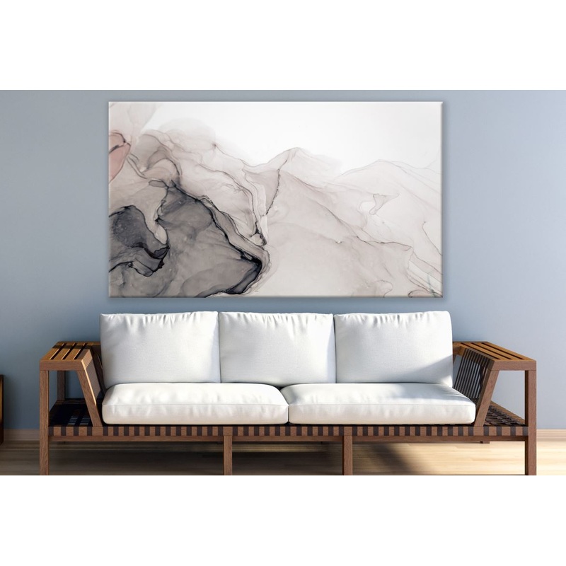 Stunning Abstract Grey & White Print 100% Australian Made
