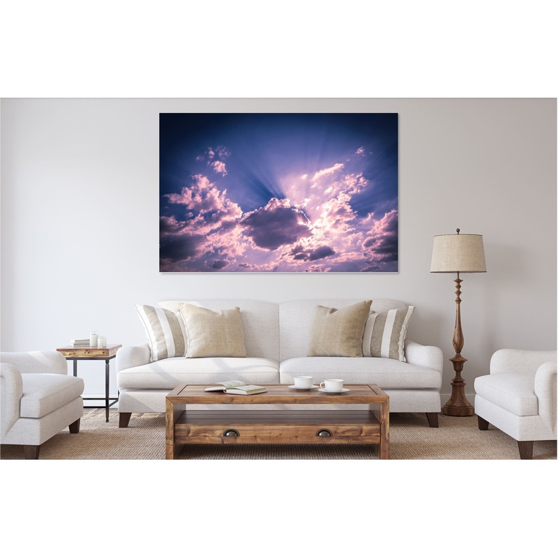 Stunning clouds multicoloured Print 100% Australian Made