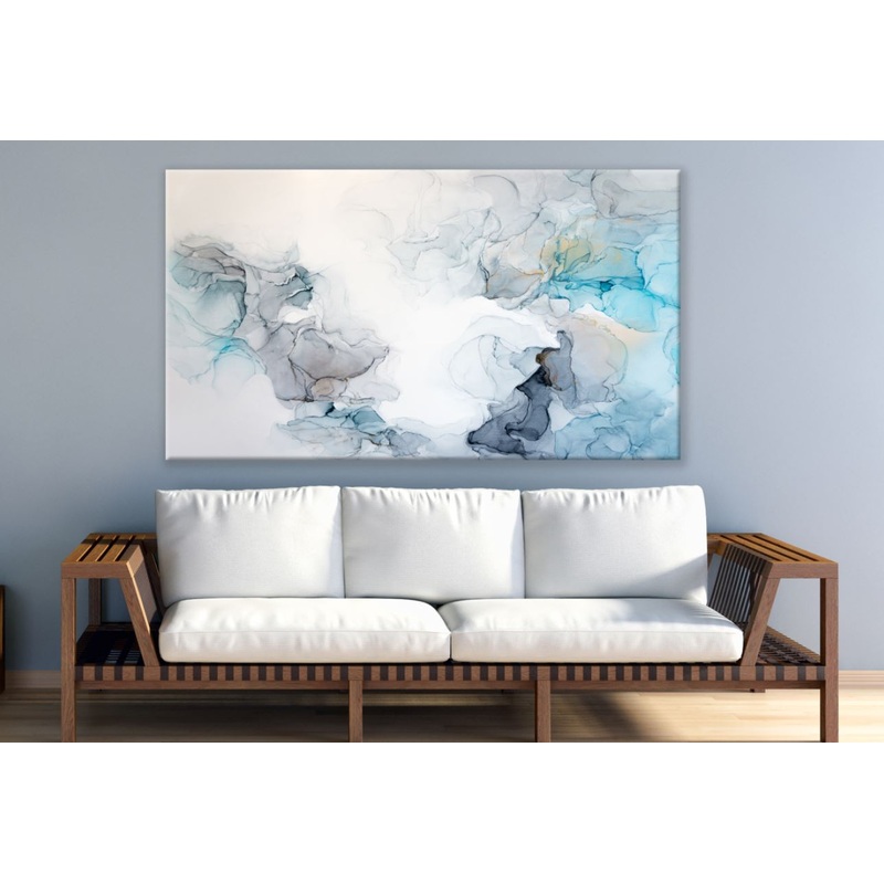 Stunning Multicolour Abstract Painting Print 100% Australian Made Ready to hang