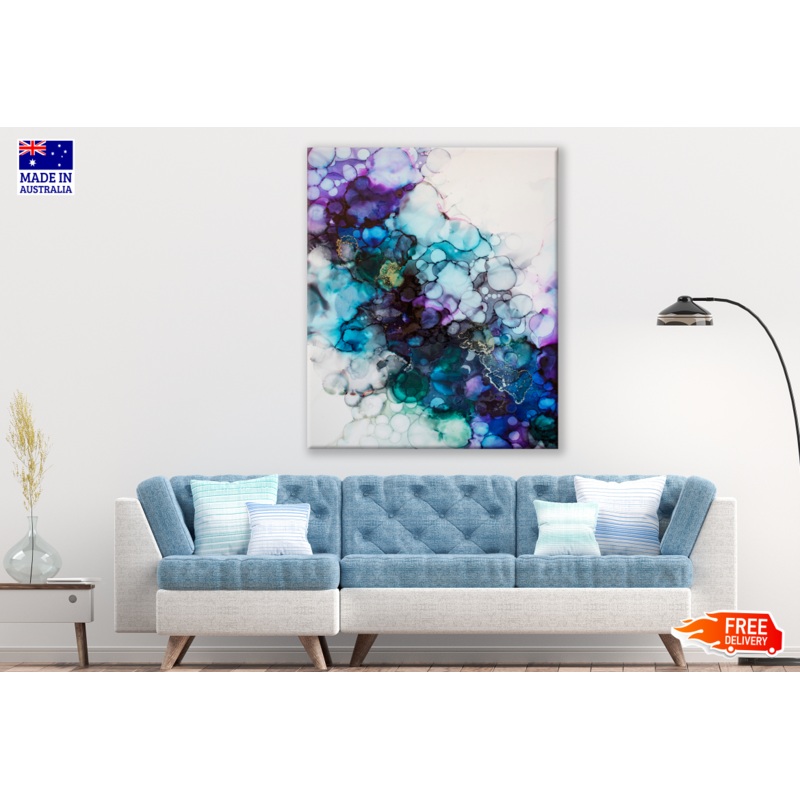 Abstract Bubble Watercolour Design Print 100% Australian Made