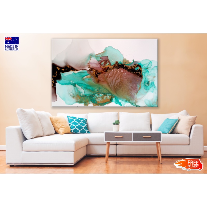 Abstract Colorful Cloud Design Print 100% Australian Made