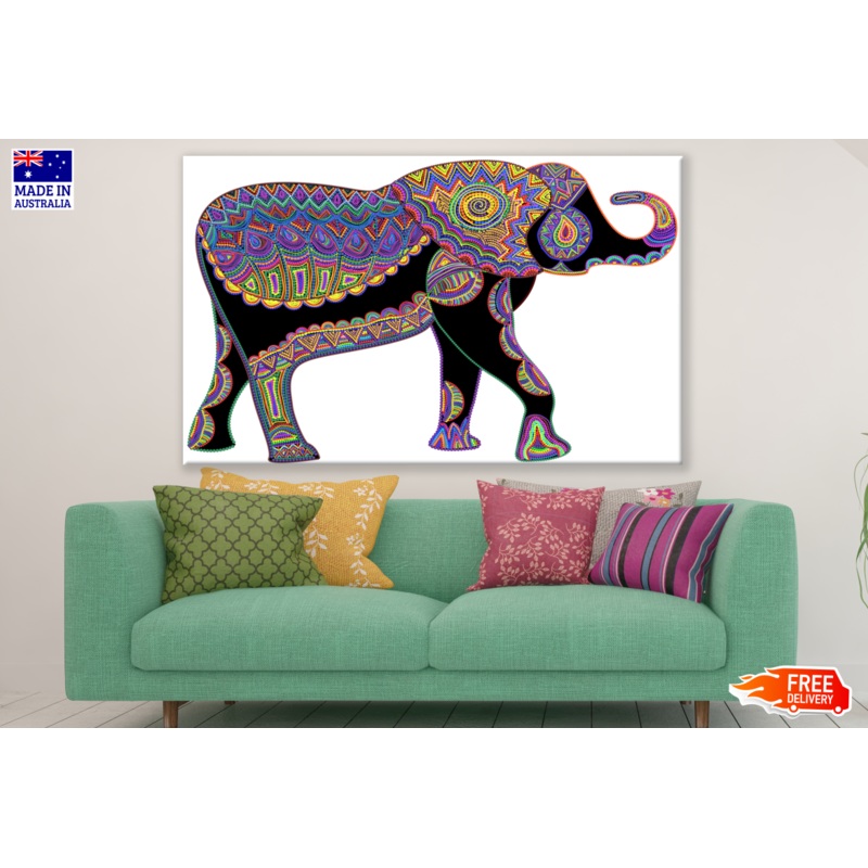 Abstract Elephant Design Print 100% Australian Made