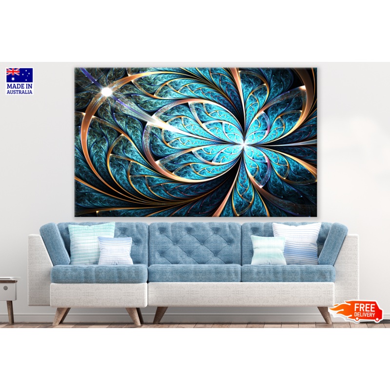Abstract Fractal Design Print 100% Australian Made