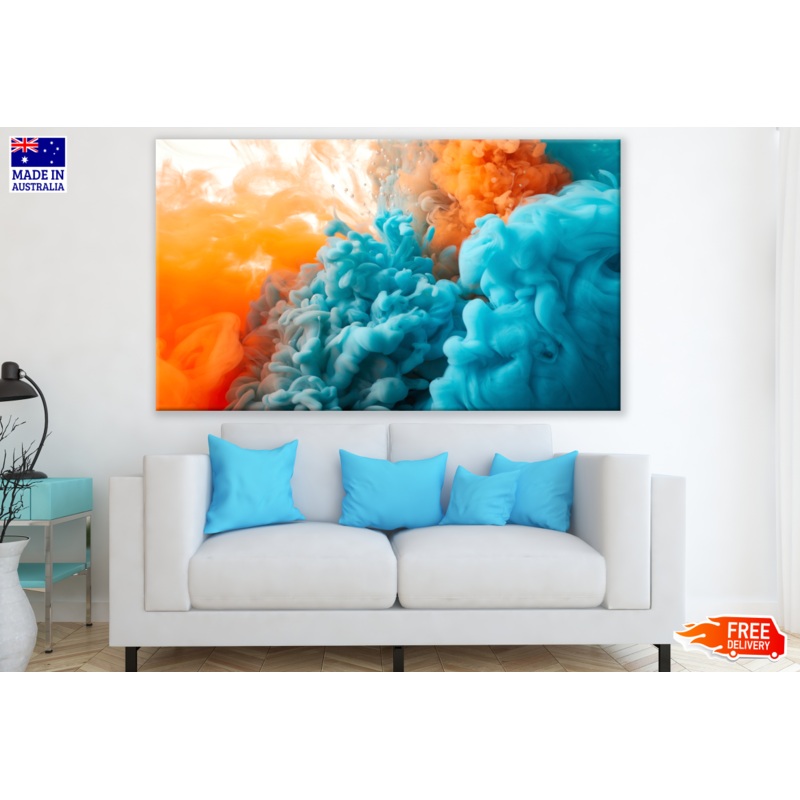Abstract Smoke Design Print 100% Australian Made