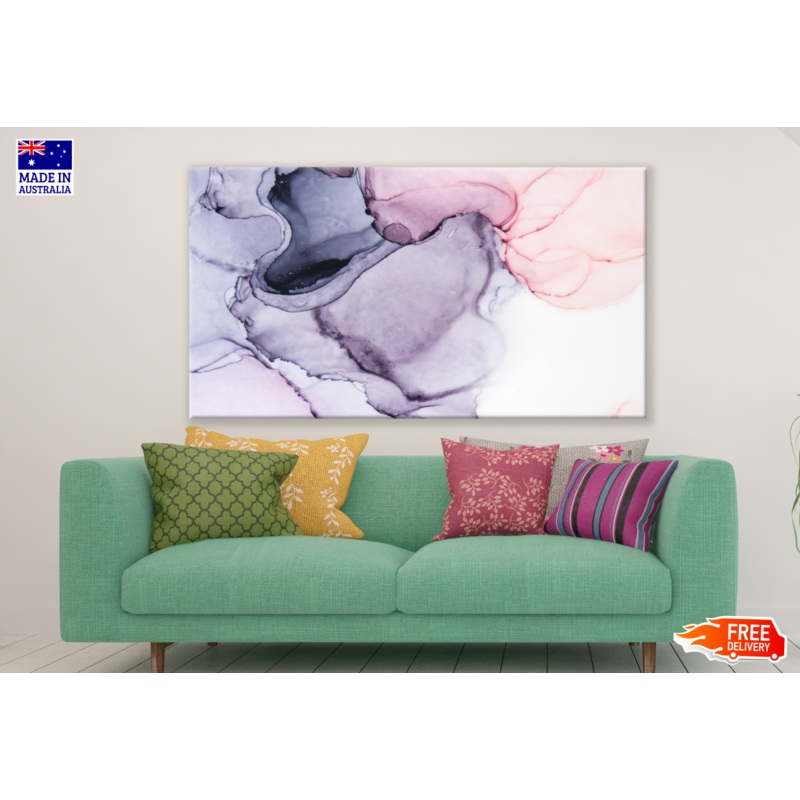 Black & Pink Abstract Design Print 100% Australian Made