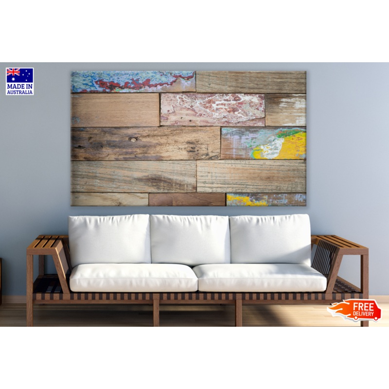 Wooden Background Photograph Print 100% Australian Made