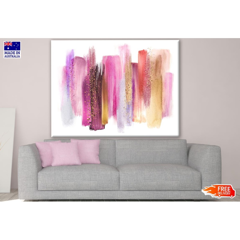 Abstract Brush Strokes Design Print 100% Australian Made
