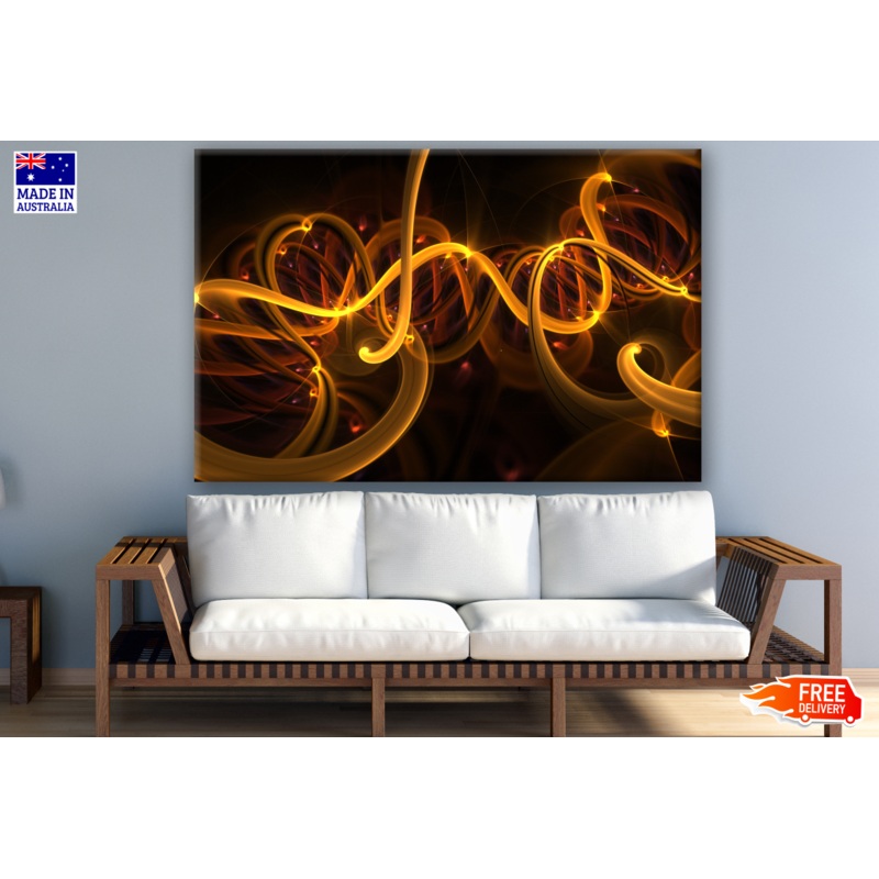 Abstract Modern Fractal Shape Design Print 100% Australian Made