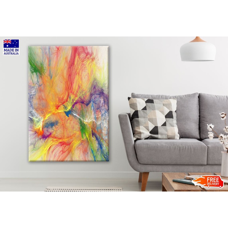 Colorful Abstract Design Print 100% Australian Made