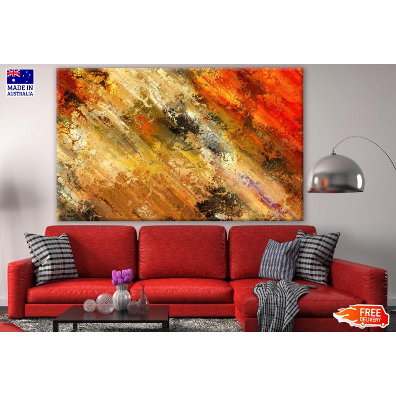Stunning Colourful Abstract Design Print 100% Australian Made