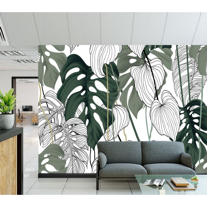 Wallpaper Murals Peel and Stick Removable Stunning Leafy Art High Quality