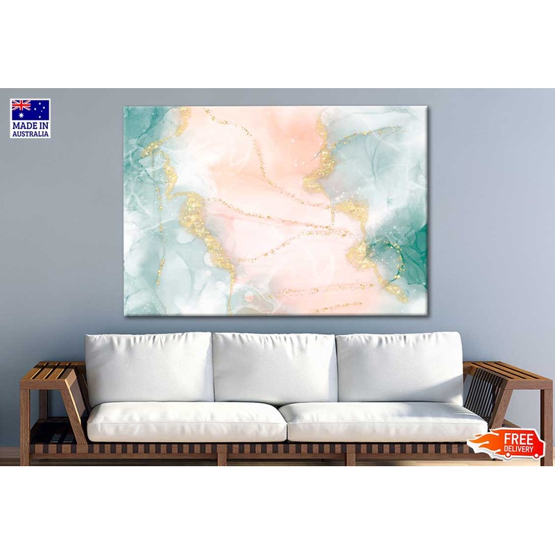 Abstract Bright Color Fluid Background Print 100% Australian Made