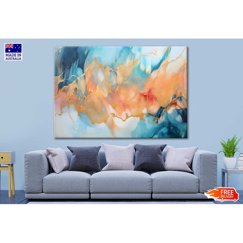 Alcohol Ink Method For A Natural Luxury Abstract Painting Print 100% Australian Made