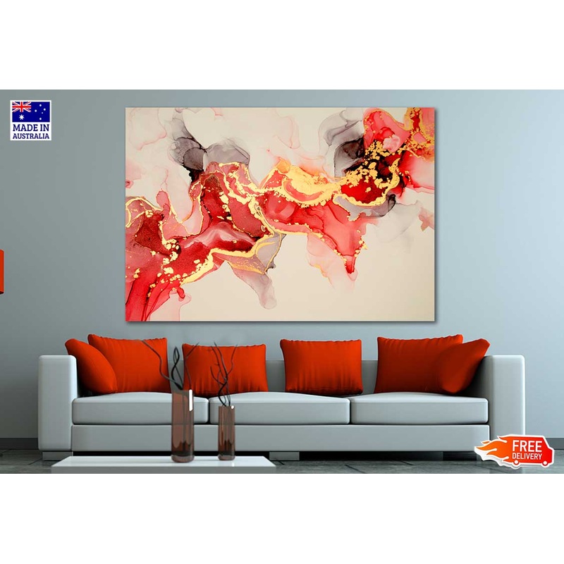 Beautiful Oriental  Alcohol Ink Print 100% Australian Made