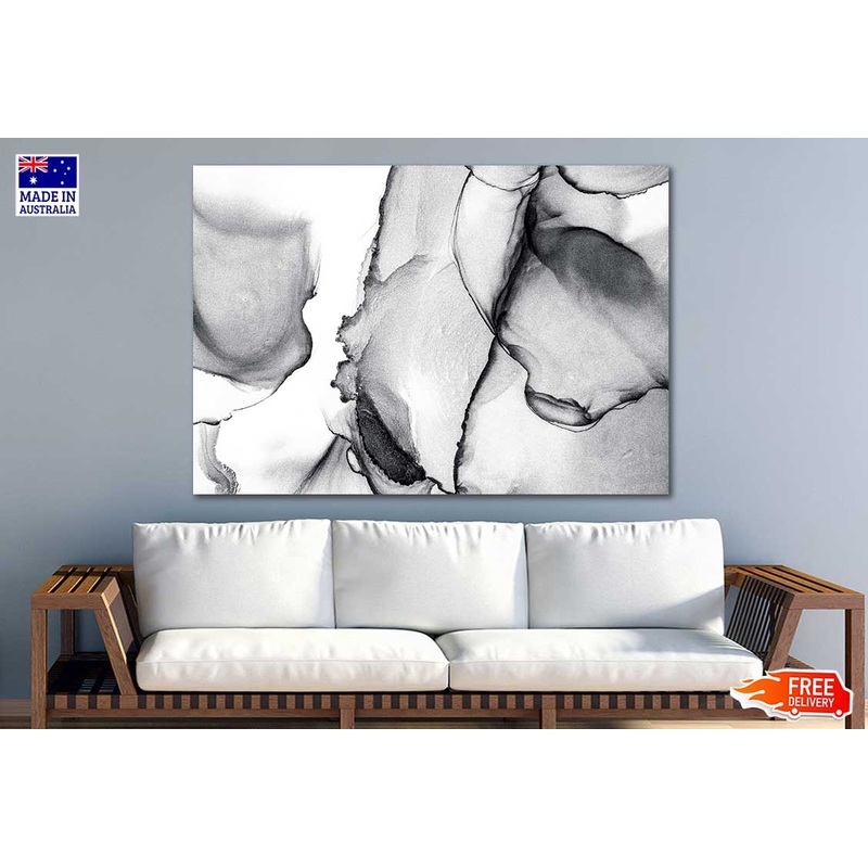 Black Colorful Alcohol Ink Print 100% Australian Made