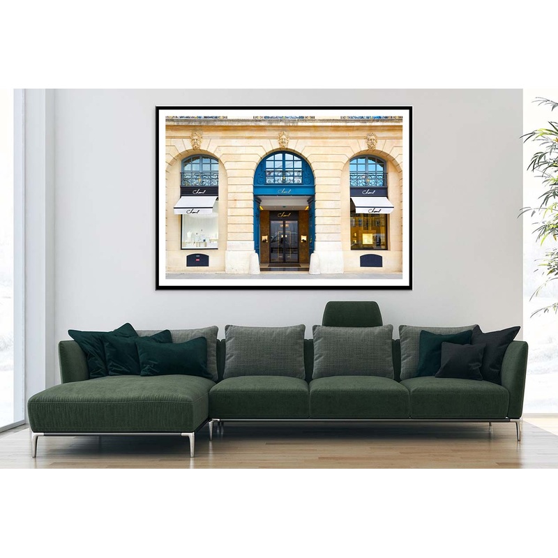 Blue Brown Luxury Fashion Store Design Home Decor Premium Quality Poster Print Choose Your Sizes