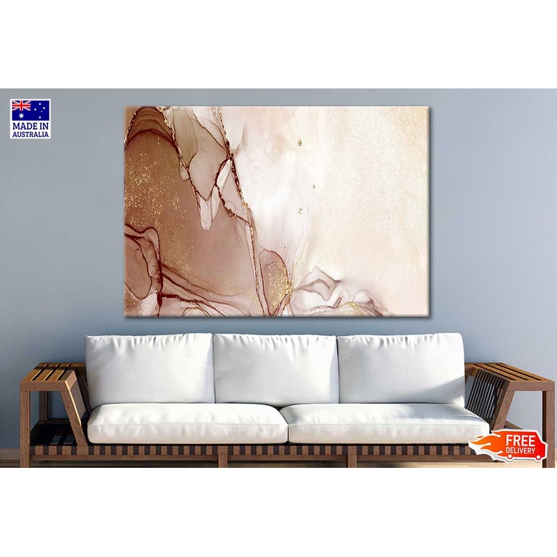 Brown Alcohol Ink Print 100% Australian Made