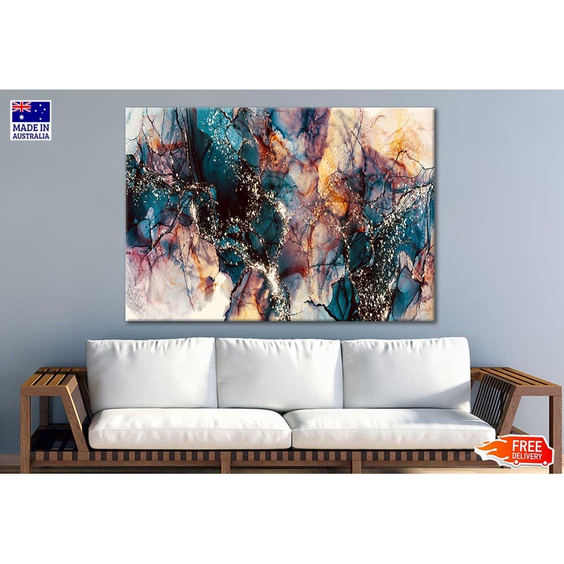Colored Universe Abstract Background Print 100% Australian Made