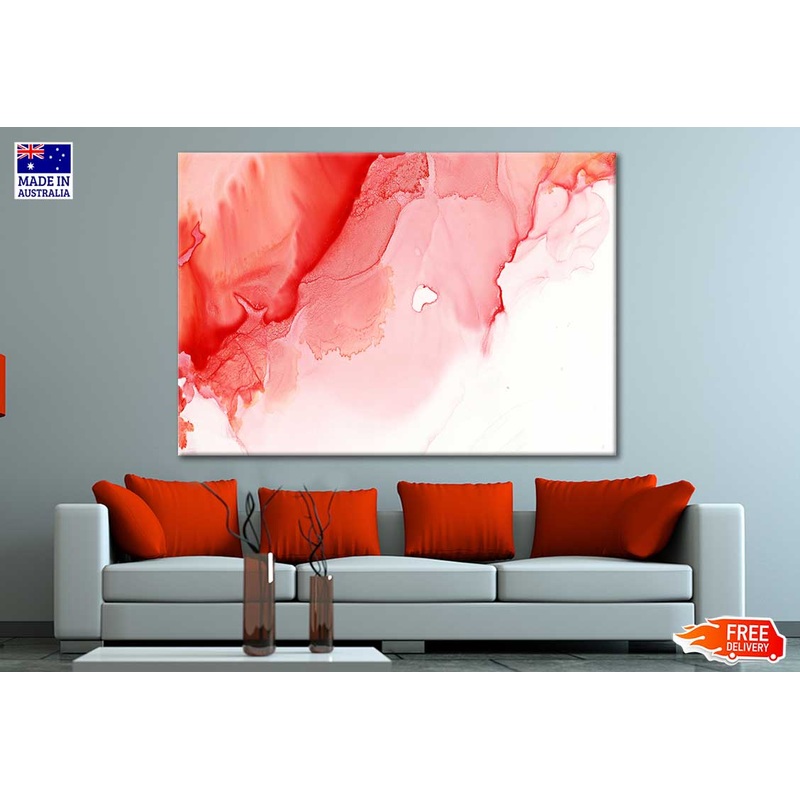 Red Abstract Painting Print 100% Australian Made
