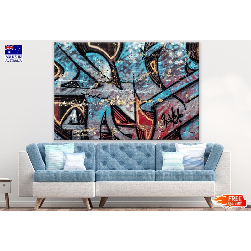 Abstract Wall Painting Design Print 100% Australian Made
