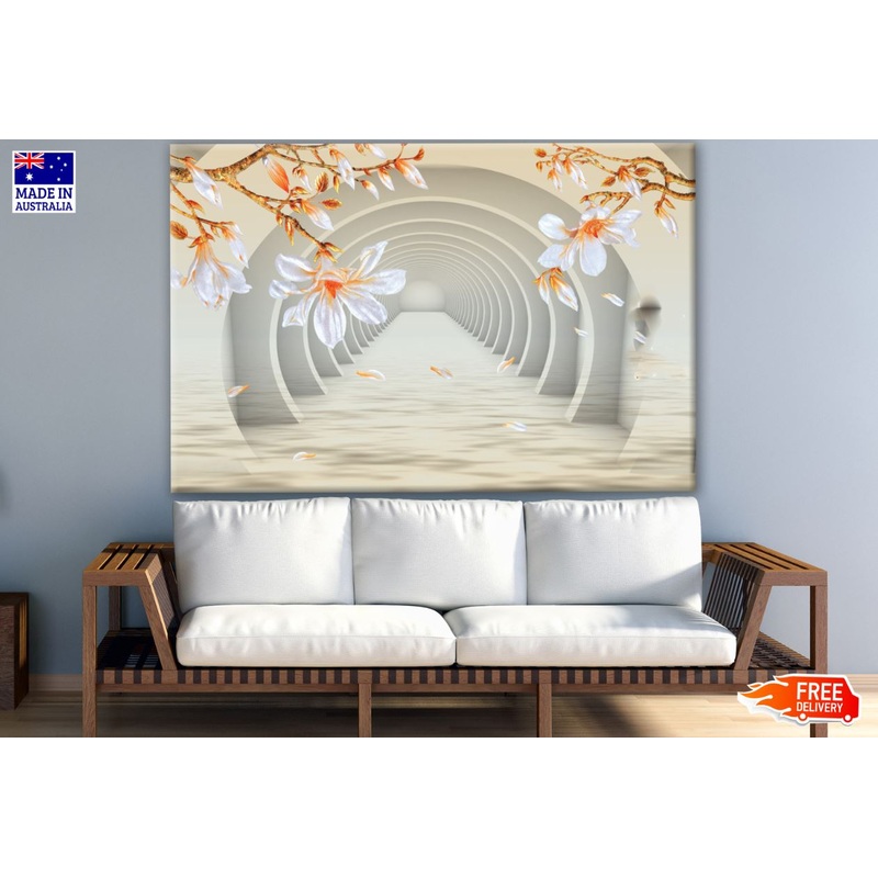 Stunning Floral Abstract Design Print 100% Australian Made