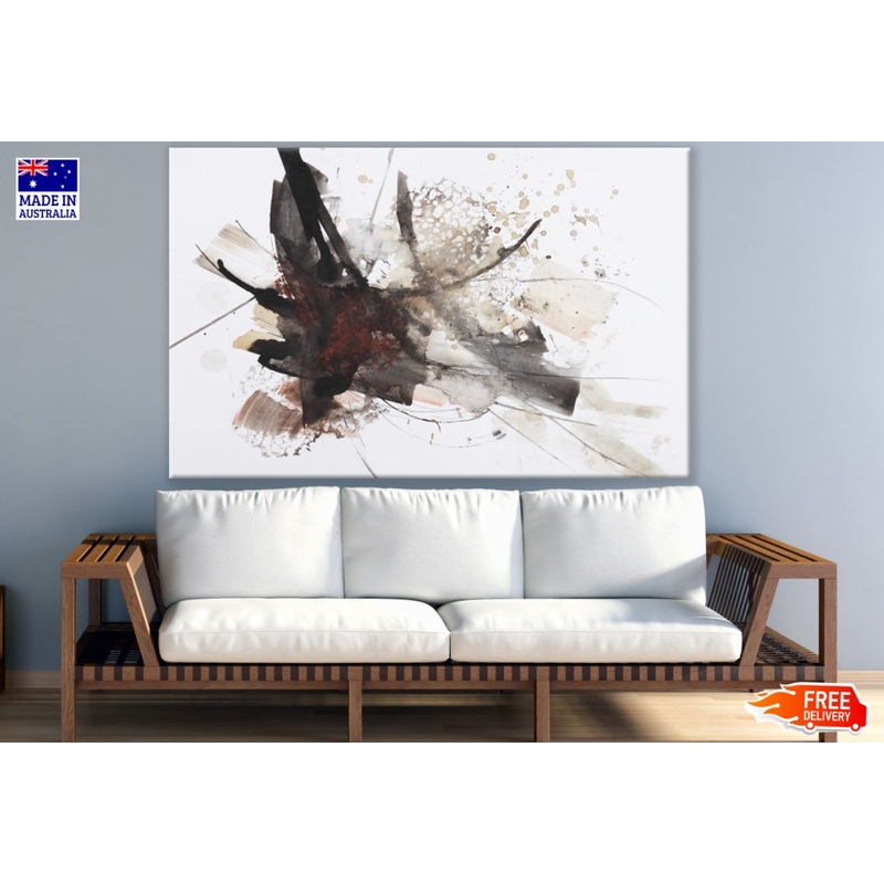 Watercolor Brush Stroke Abstract Design Print 100% Australian Made