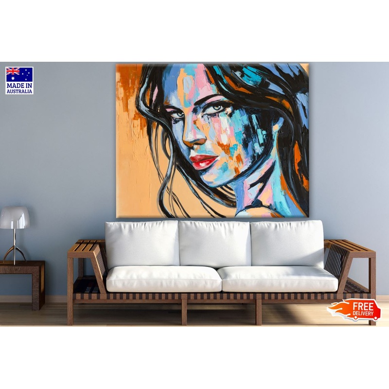 Woman Portrait Watercolor Abstract Painting Print 100% Australian Made