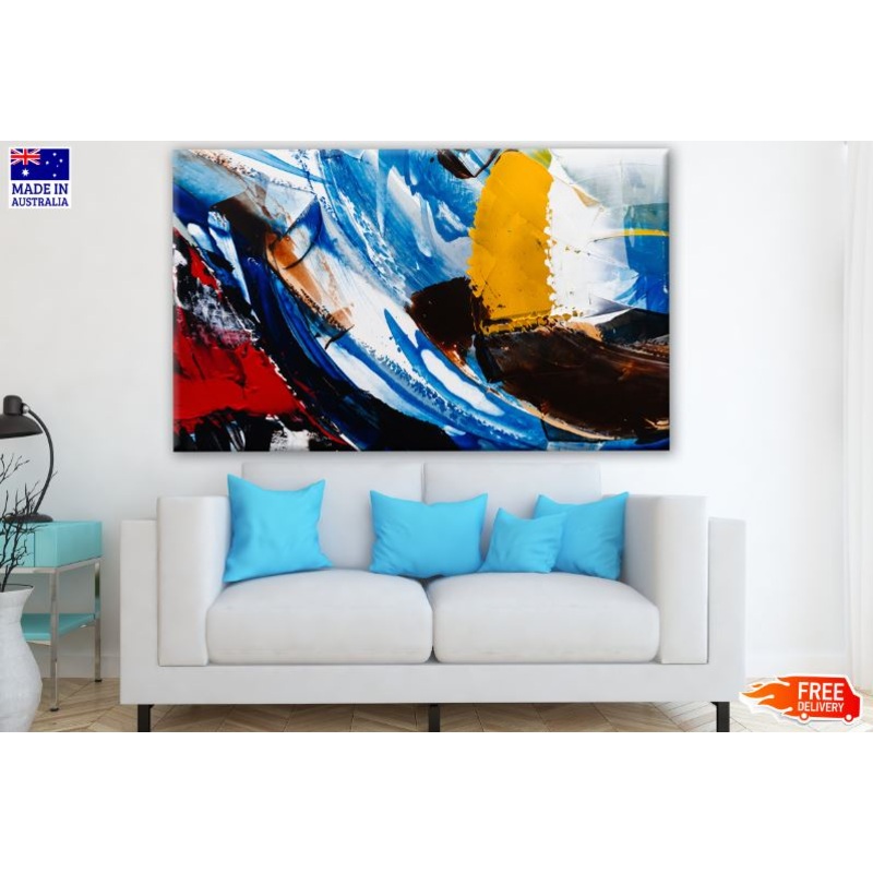 Colorful Abstract Watercolor Design Print 100% Australian Made
