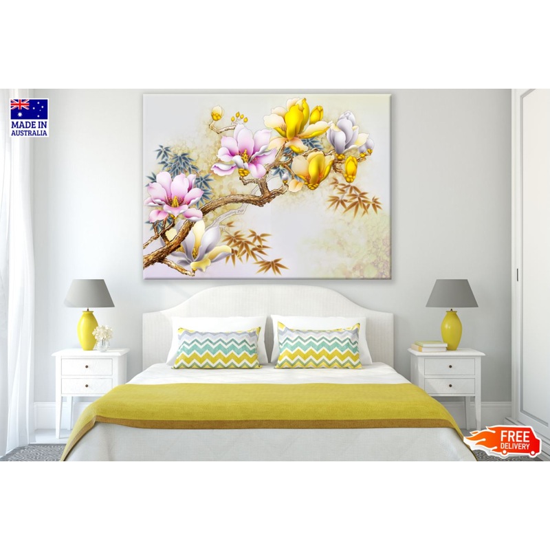 Stunning Floral Branch Watercolor Painting Print 100% Australian Made