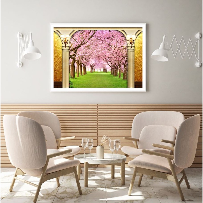 Blossom Tree Park Photograph Home Decor Premium Quality Poster Print Choose Your Sizes
