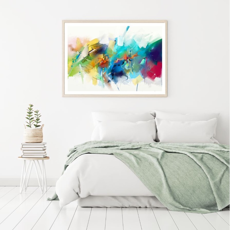 Colorful Abstract Shapes Design Home Decor Premium  Quality Poster Print Choose Your Sizes