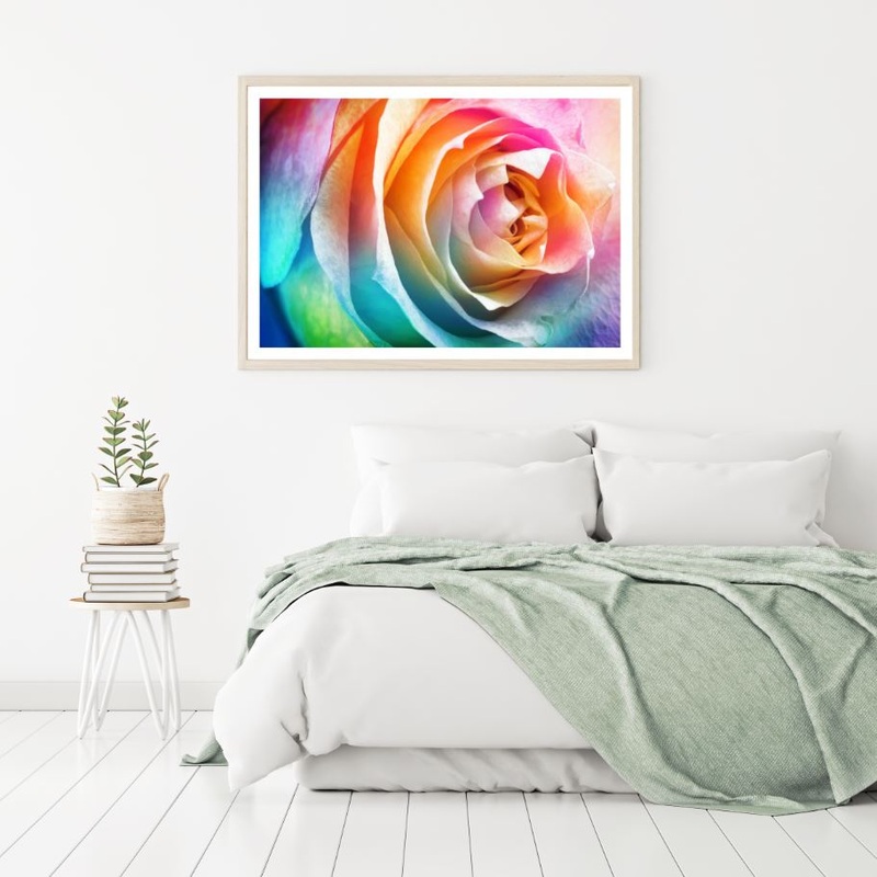 Coloful Flowers Macro Photograph Home Decor Premium Quality Poster Print Choose Your Sizes