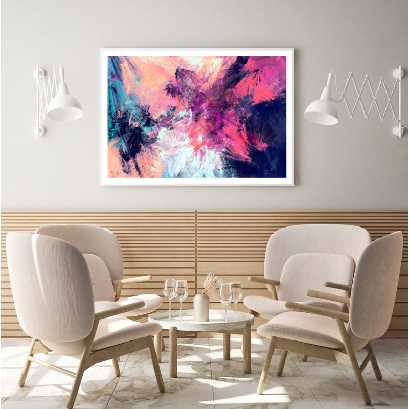 Colorful Abstract Batik Design Home Decor Premium Quality Poster Print Choose Your Sizes