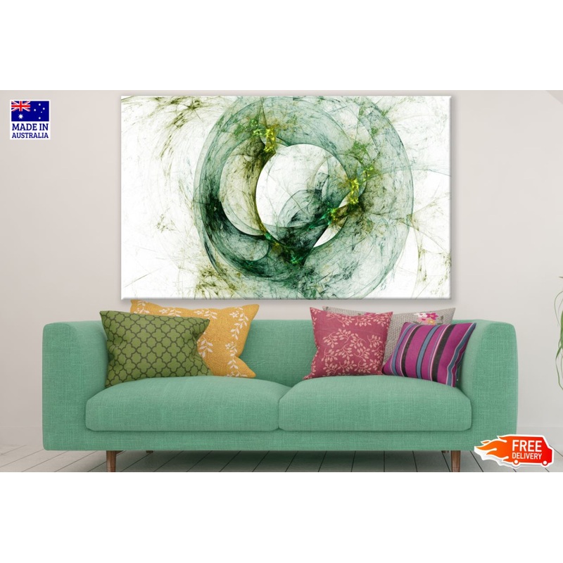 Colorful Abstract Fractal Design Print 100% Australian Made