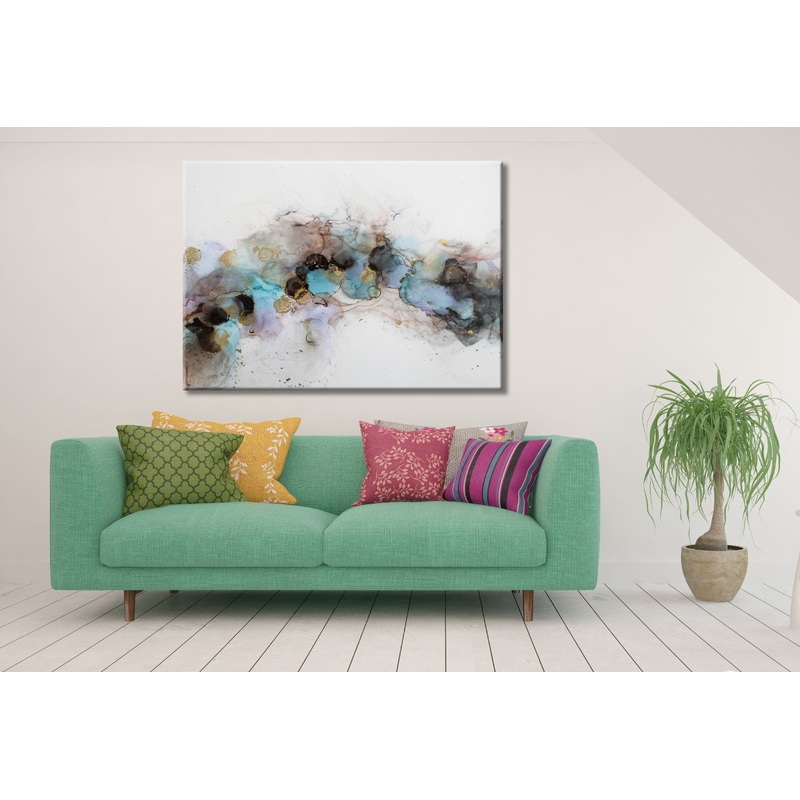 Alcohol painting  Abstract neutral  Print 100% Australian Made