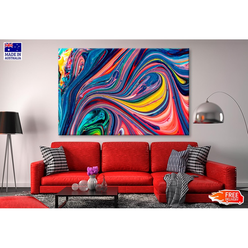 Beautiful Acrylic Color Abstract Background Wall Art Decor 100% Australian Made