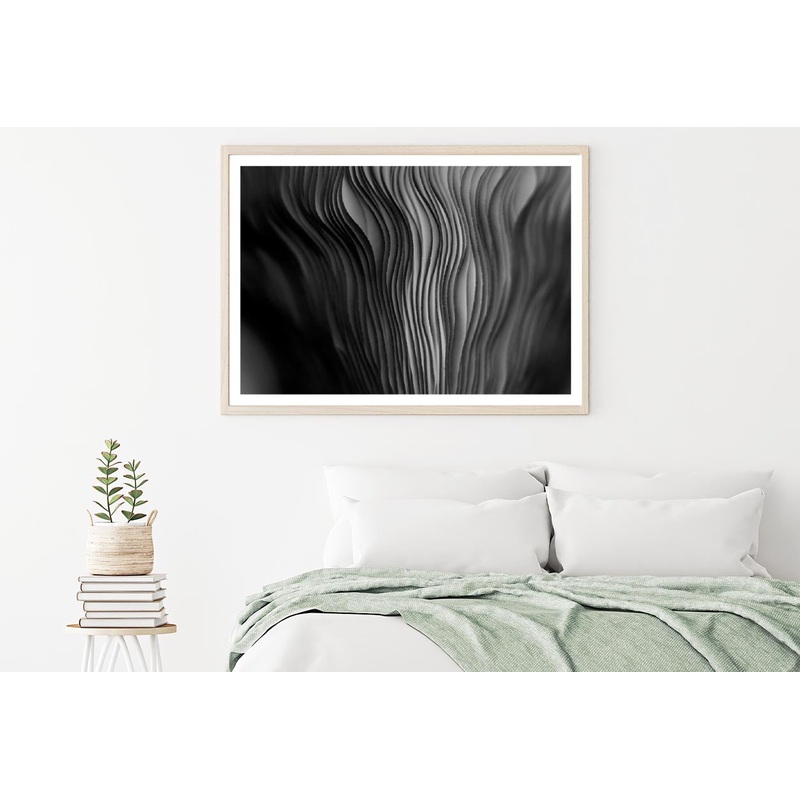 Close Up of a Black and White Photo of a Plant Home Decor Premium Quality Poster Print Choose Your Sizes