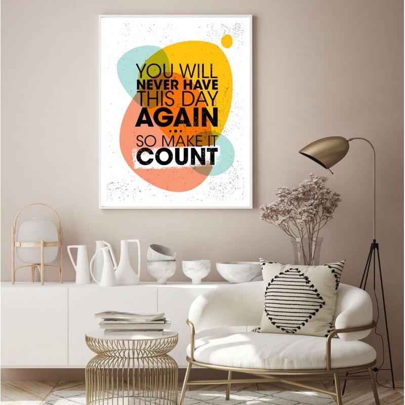 Quote Colorful Design Home Decor Premium Quality Poster Print Choose Your Sizes