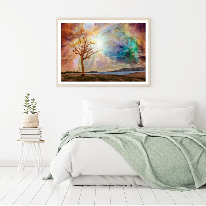 Tree & Space Scenery Photograph Home Decor Premium Quality Poster Print Choose Your Sizes