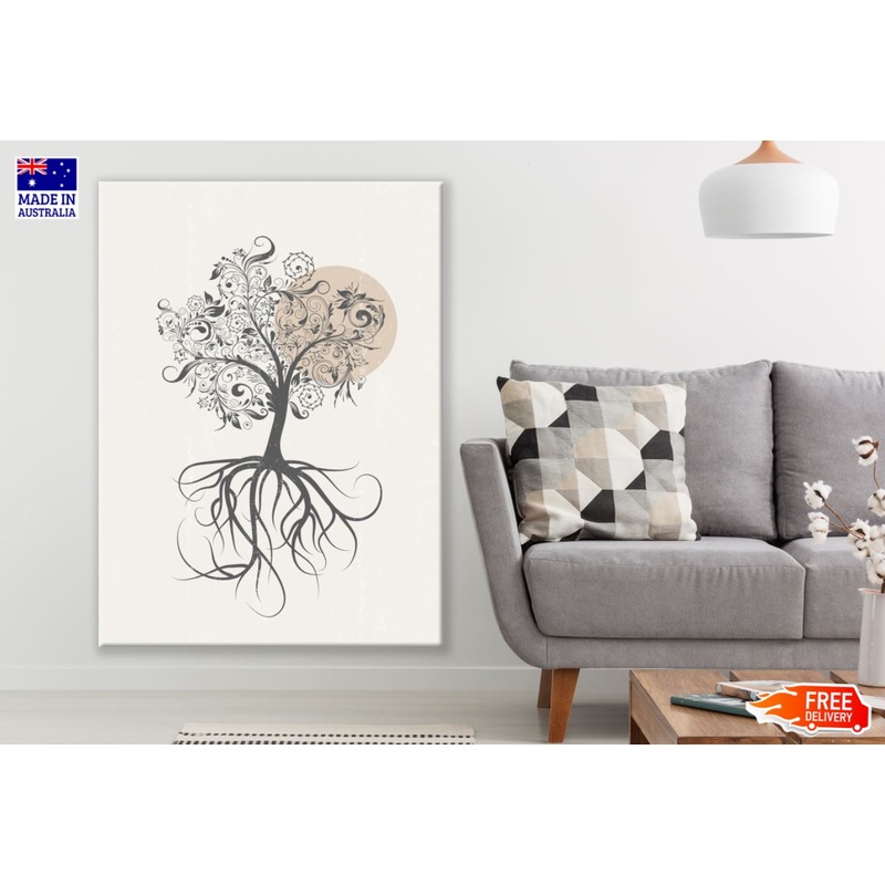 Abstract Tree Design Vector Art Print 100% Australian Made
