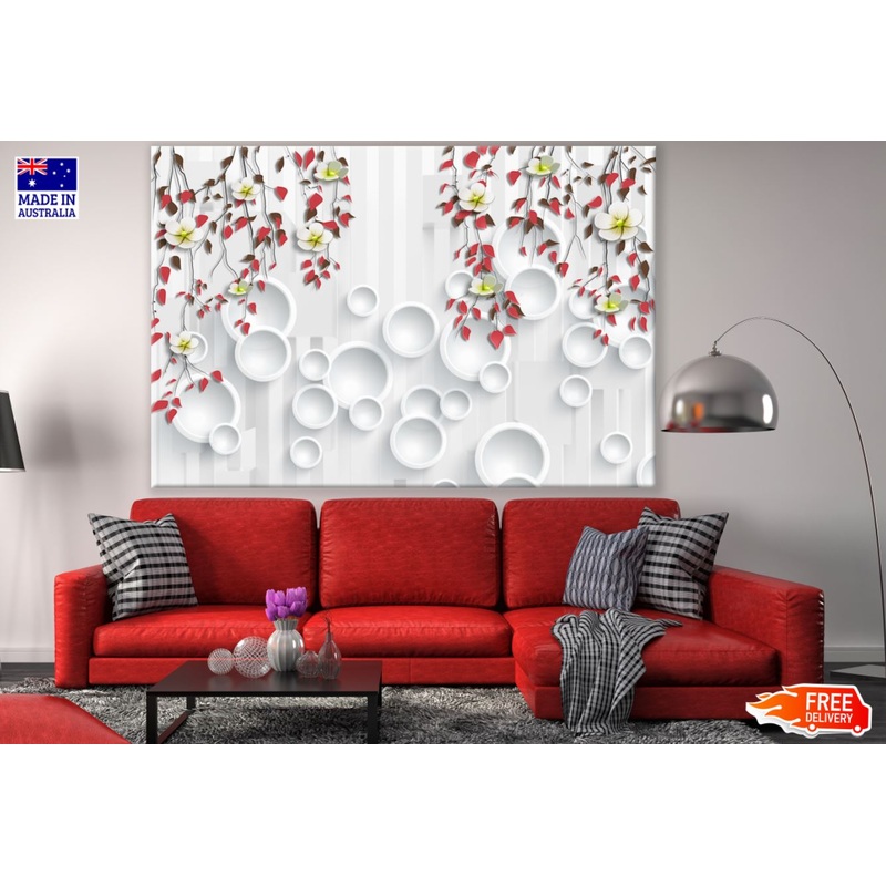 Colorful Abstract 3D Design Print 100% Australian Made