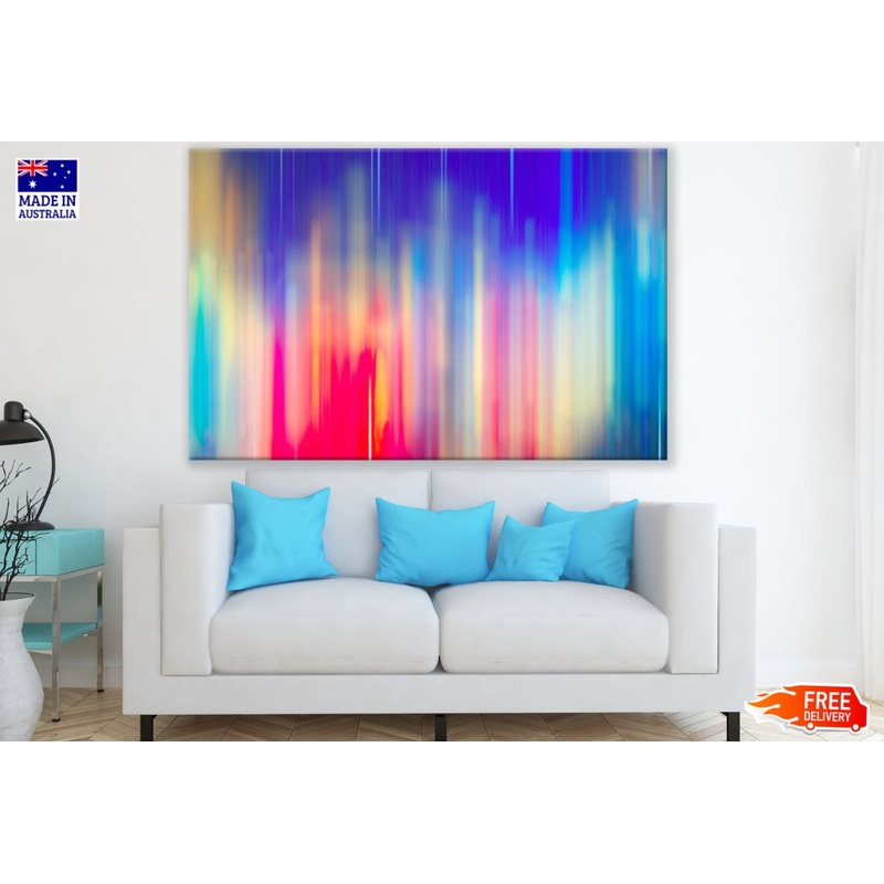 Colorful Abstract Gradient Design Print 100% Australian Made