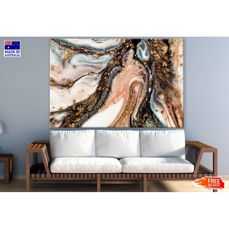 Colorful Abstract Granite Design Print 100% Australian Made