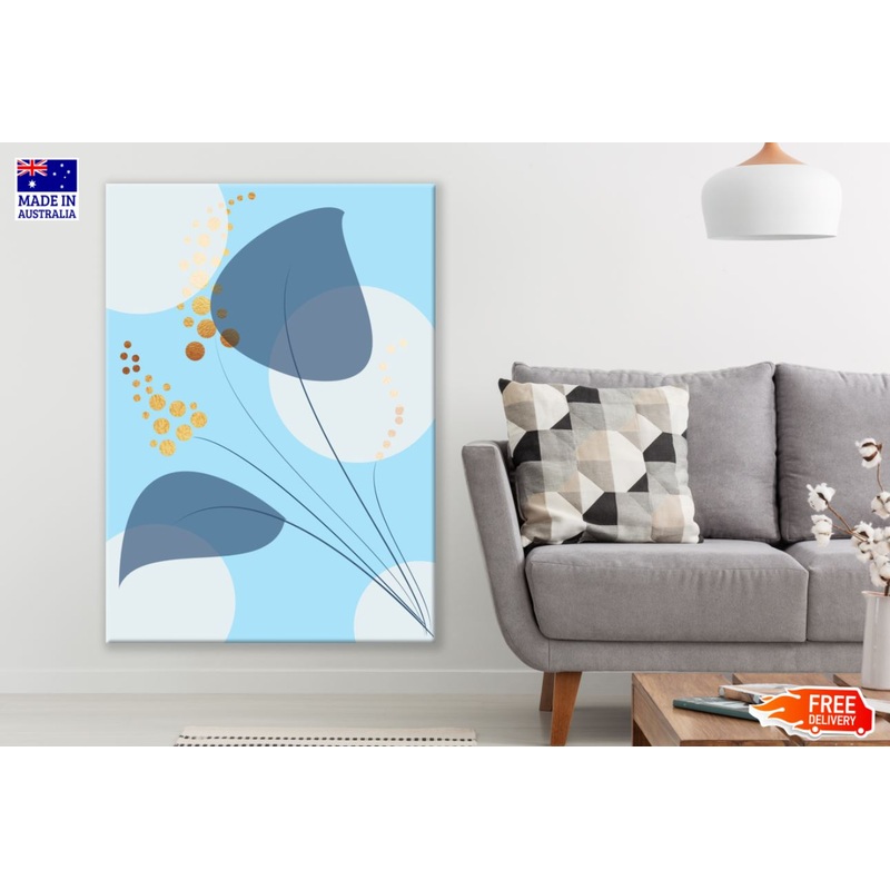 Colorful Abstract Leaves Design Print 100% Australian Made