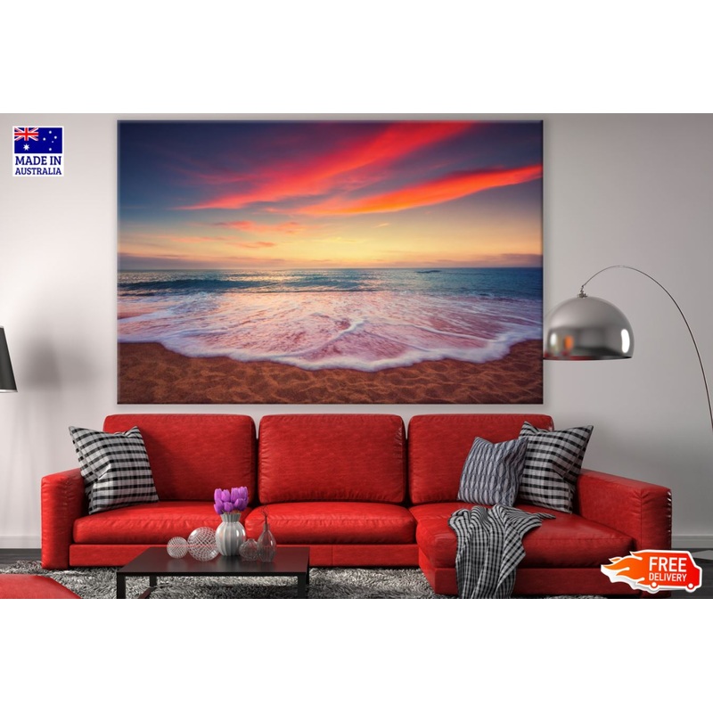 Sea Sunset Scenery Photograph Print 100% Australian Made