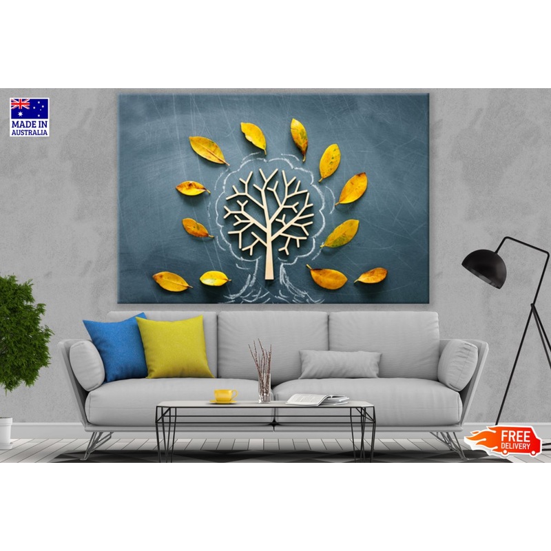 Tree & Leaves Pattern Photograph Print 100% Australian Made