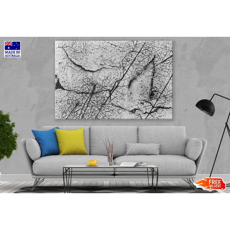 Black & Grey Abstract Design Print 100% Australian Made